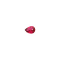 7mm x 5mm Pear Natural Ruby - The Carat Club