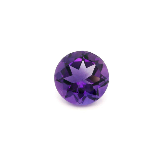 8.5mm Round Natural Amethyst - The Carat Club