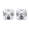 Asscher Lab Grown Matched Pair - The Carat Club