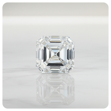 Asscher lab grown diamond loose stone