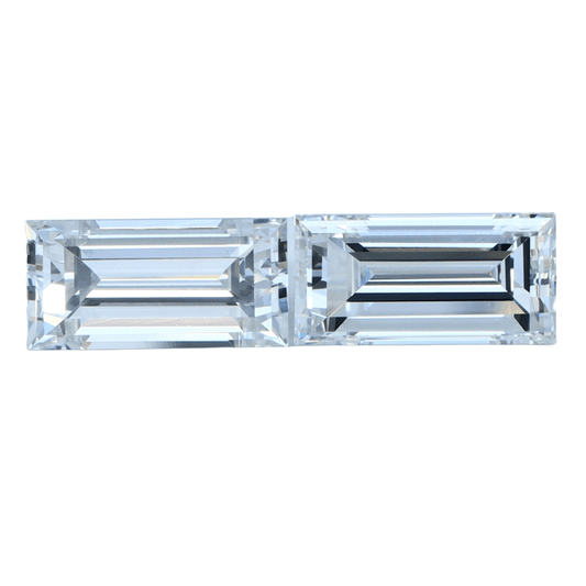 Baguette 2.00tcw Lab Grown Matched Pair - The Carat Club