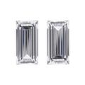 Ethically sourced baguette cut diamond matched pairs for custom jewellery making - The Carat Club