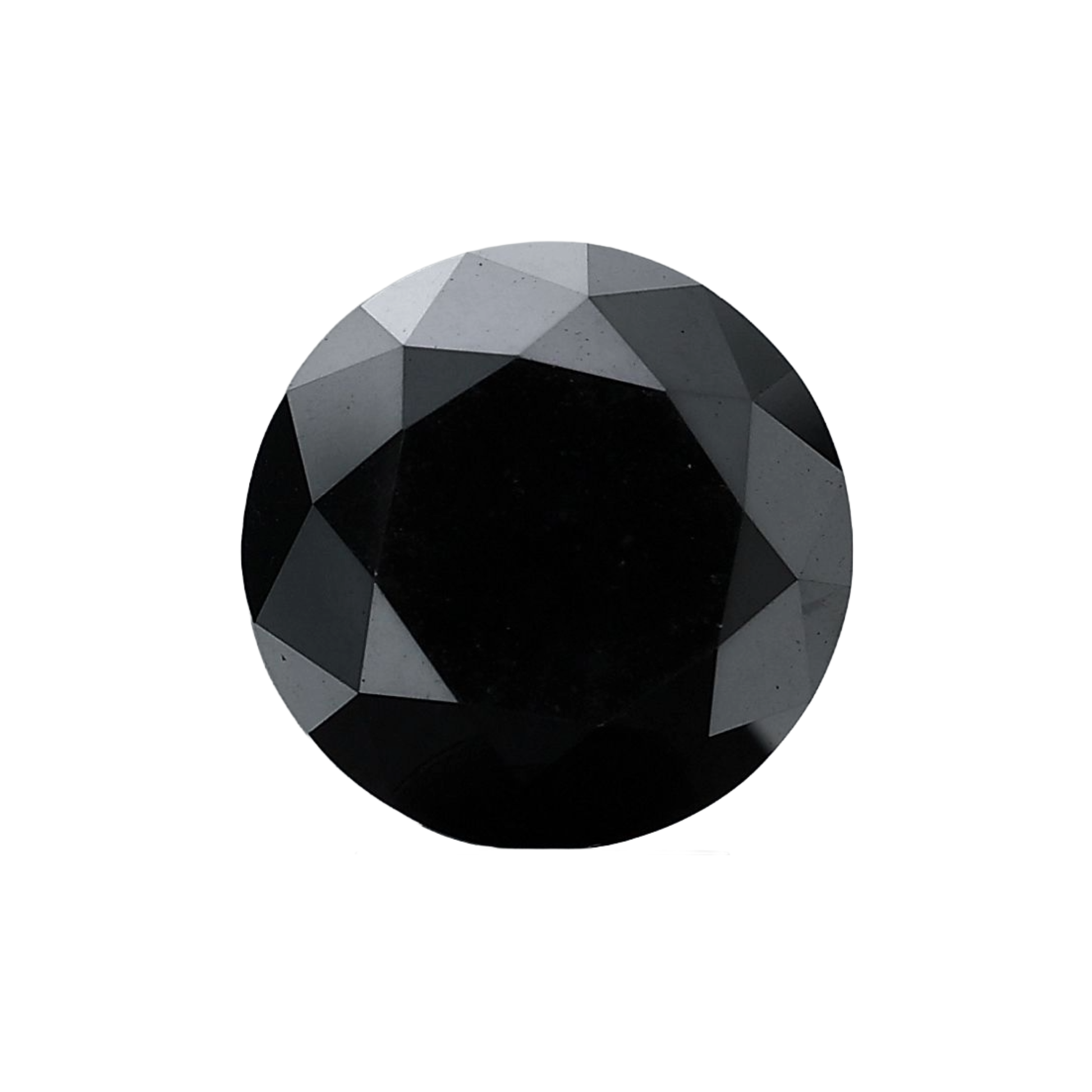 Natural round black melee diamond single precision cut stone
