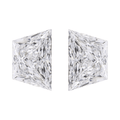 Brilliant Cut Trapezoid 2.00tcw Lab Grown Matched Pair - The Carat Club