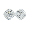 Cushion 1.00tcw Lab Grown Matched Pair - The Carat Club