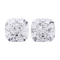 Ethically sourced cushion cut diamond matched pairs for custom jewellery making - The Carat Club