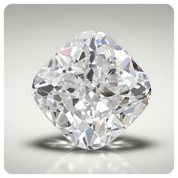 Cushion cut lab grown diamond loose stone