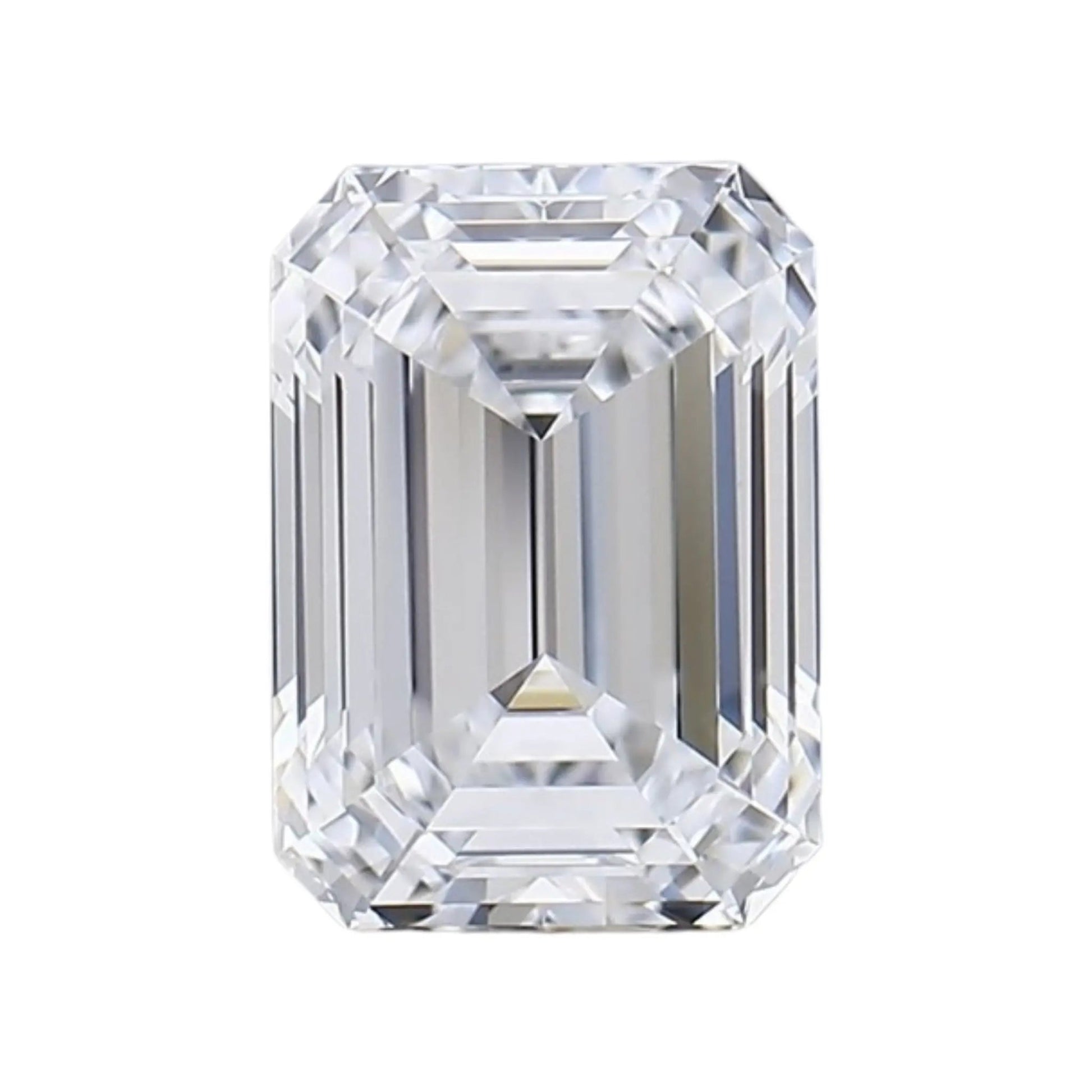 Emerald lab grown diamond melee