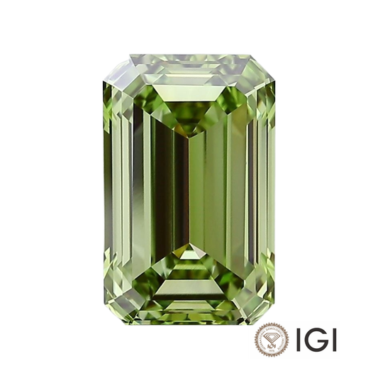 Green Emerald Lab Grown Diamond - The Carat Club