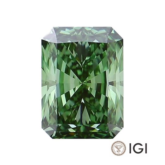 Green Radiant Lab Grown Diamond - The Carat Club