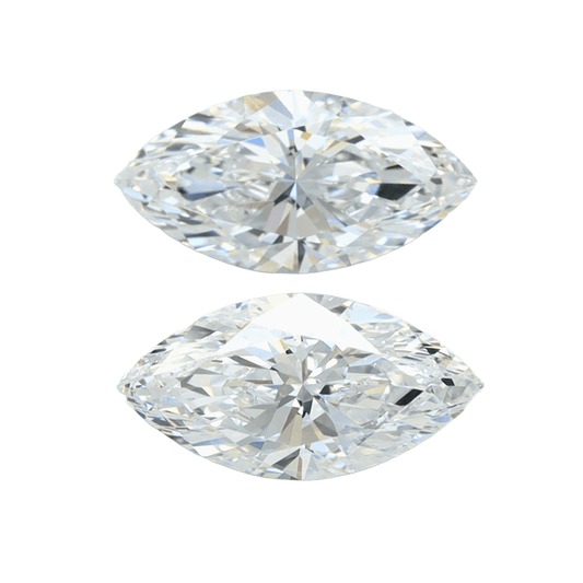 Marquise 1.00tcw Lab Grown Matched Pair - The Carat Club