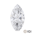 Marquise cut lab grown diamond IGI certified - The Carat Club