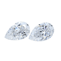 Pear 1.00tcw Lab Grown Matched Pair - The Carat Club