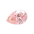 Pink lab grown diamond pear melee