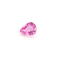 Loose pear pink sapphire gemstone