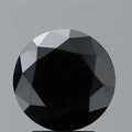 Natural black round melee diamond single precision cut stone 360 video