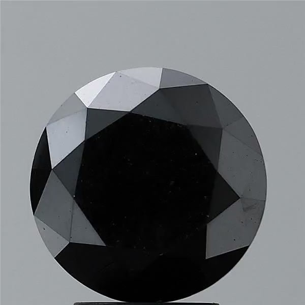Natural black round melee diamond single precision cut stone 360 video