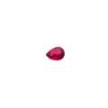 Loose pear ruby gemstone