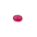 Loose oval ruby gemstone