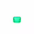 Loose octagon emerald gemstone
