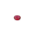 Loose oval ruby gemstone