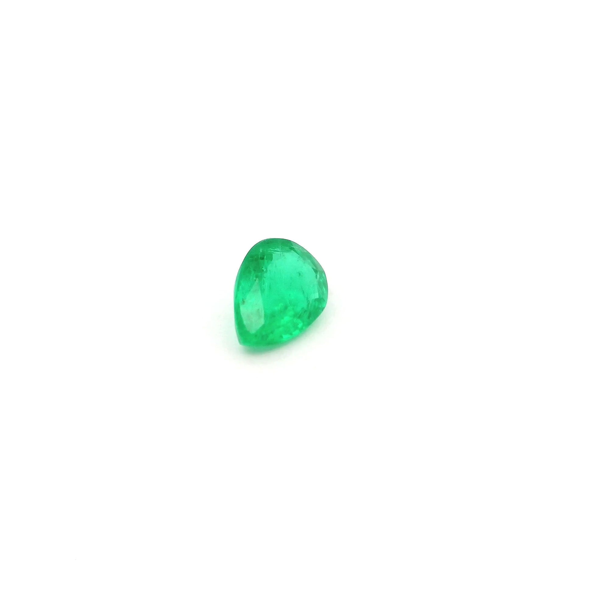 Loose pear emerald gemstone