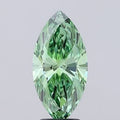 360° rotating video of vivid green marquise cut lab grown diamond loose stone IGI certified