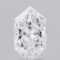 A single brilliant cut dutch marquise diamond centered on a white background 360 video