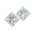 Princess 1.00tcw Lab Grown Matched Pair - The Carat Club