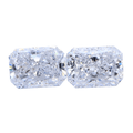 Radiant 1.00tcw Lab Grown Matched Pair - The Carat Club