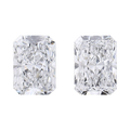 Sustainably grown radiant cut lab grown diamond matched pairs for custom jewellery making - The Carat Club