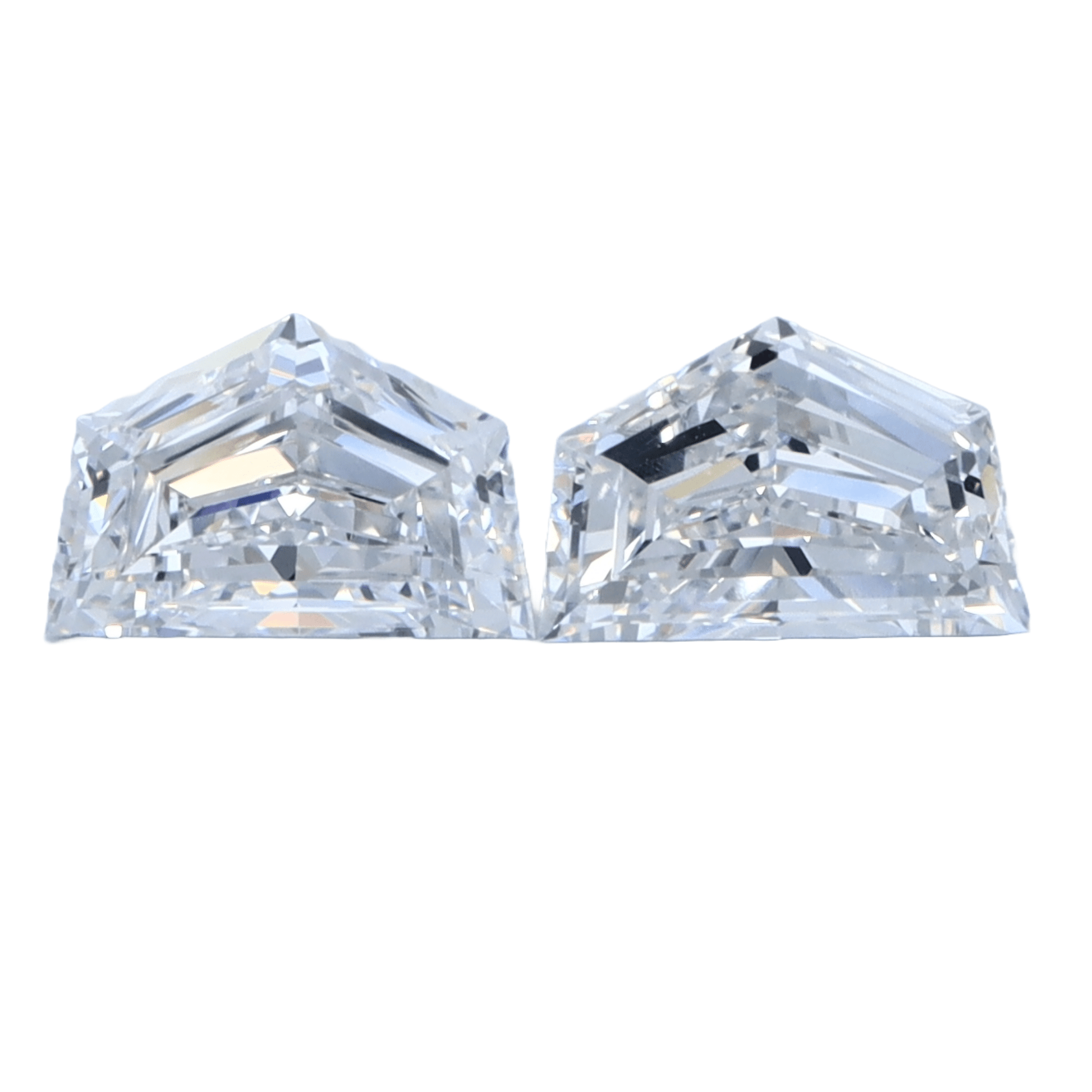 Shield 1.00tcw Lab Grown Matched Pair - The Carat Club