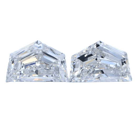 Shield 1.00tcw Lab Grown Matched Pair - The Carat Club