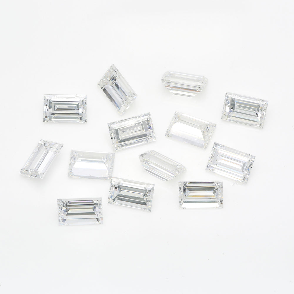Baguette natural diamond melee