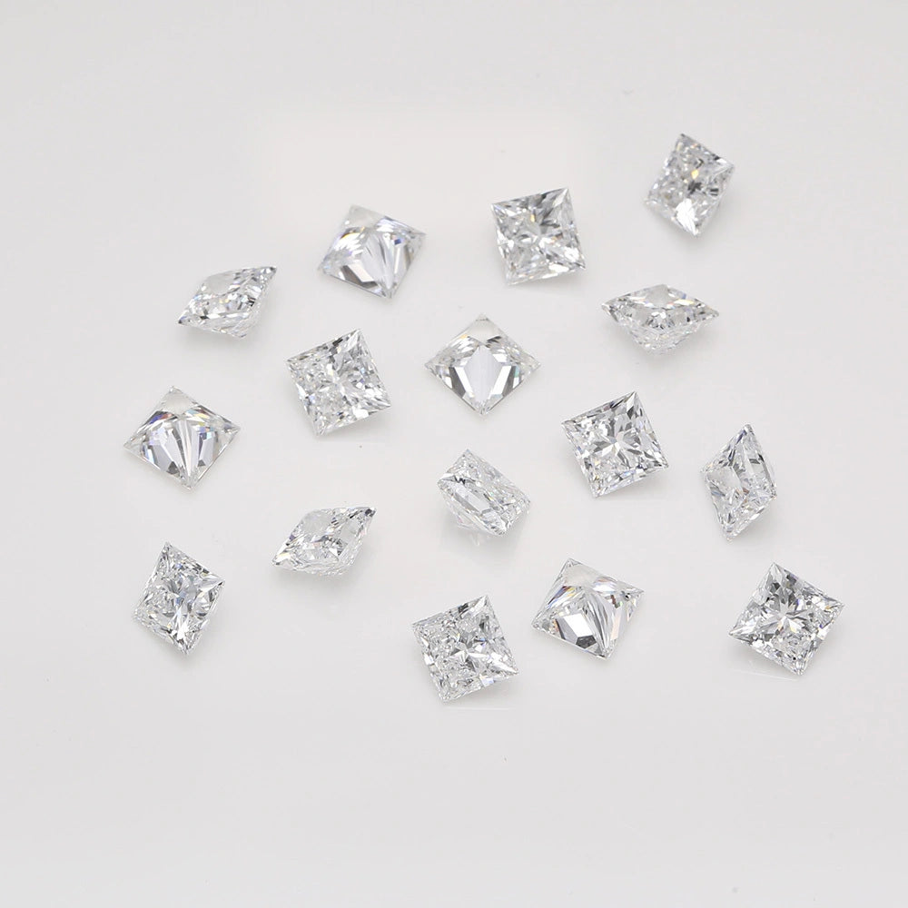 Princess natural diamond melee