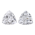 Sustainably grown trilliant lab grown diamond matched pairs for custom jewellery making - The Carat Club