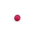 Loose round ruby gemstone